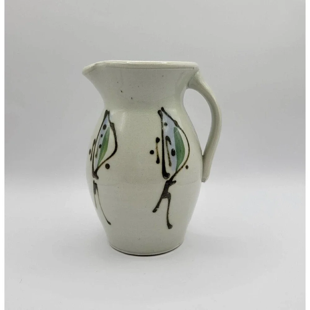Little Fort Pottery Hand Painted Handmade 5.5